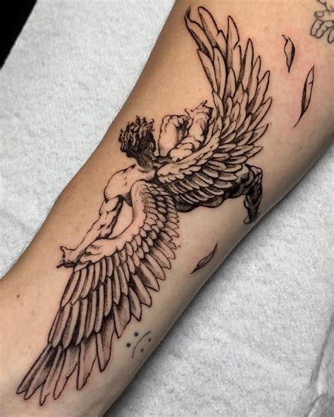 20+ Fallen Angel Tattoos that Symbolize Rebellion and Redemption